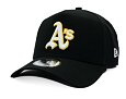 Kappe New Era - MLB World Series Patch 9FORTY A-Frame - Oakland Athletics - Black / Gold