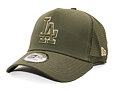 Kappe New Era - MLB Outline 9FORTY Trucker - LA Dodgers - New Olive