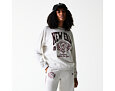 Damen Pullover New Era - Crest Crewneck - Heather Grey