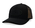 Kappe Von Dutch - Tonal Oval Logo Trucker - All Black