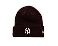 Damen Mütze New Era - MLB Wide Cuff Beanie - NY Yankees - Burgundy / Royal