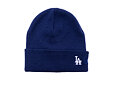 Mütze New Era - MLB Mini Logo Cuff Beanie - LA Dodgers - Dark Royal