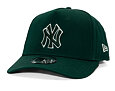 Kappe New Era - MLB Team Outline 9FORTY A-Frame - NY Yankees - Dark Green / Stone