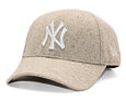 Kappe New Era - MLB Melton Wool 9FORTY - NY Yankees - Stone / White