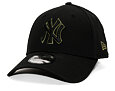 Kappe New Era - MLB Team Outline 9FORTY - NY Yankees - Black / Olive