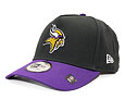 Kappe New Era - NFL Charcoal Drop 9FORTY A-Frame - Minnesota Vikings - Steel Clouds / Purple