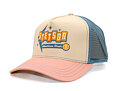 Kappe Stetson - American Diner Trucker - Sand / Pink / Blue