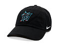 Kappe Nike - Club Unstructured - Miami Marlins - Black 00A