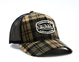 Kappe Von Dutch - Plaid Legendary Brand Patch Baseball - Brown / Black