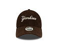 Damen Kappe New Era - MLB Cord Script 9TWENTY - NY Yankees - Chestnut Brown / Stone