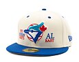 Kappe New Era 59FIFTY MLB 93 Division Toronto Blue Jays - Off White