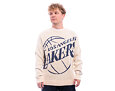 Strickpullover New Era - NBA Oversized Knit - LA Lakers - Cream