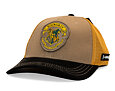 Kappe Capslab - Harry Potter Trucker - Hogwarts Crest Patch - Khaki / Mustard