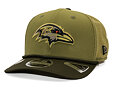 Kappe New Era - NFL25 "Salute to Service" - 9SEVENTY Stretch-Snap - Baltimore Ravens 