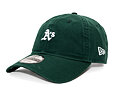 Kappe New Era - MLB Washed Mini Logo 9TWENTY - Oakland Athletics - Dark Green