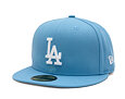 Kappe New Era - MLB Seasonal 59FIFTY - LA Dodgers - Sky Blue / Pink UV