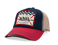 Kappe Von Dutch - Live Fast California Patch Boston Trucker - Navy / Red