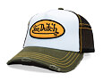Kappe Von Dutch - Classic Logo Trucker - Olive / White