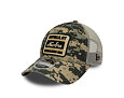 Kappe New Era - Branded Camo 9FORTY M-CROWN A-Frame Trucker - Woodland Camo