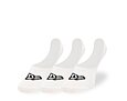 3 Paar Socken New Era Flag Invisible 3Pack White
