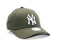 Damen Kappe New Era - 9FORTY League Essential - NY Yankees - New Olive / White