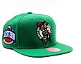 Kappe Mitchell & Ness NBA Conference Patch Snapback Boston Celtics Grün