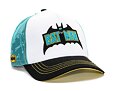 Kappe Capslab - Batman Trucker - Classic Retro Logo - White / Teal