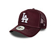Kappe New Era - MLB Contrast Stitch WS Retro 9FORTY Trucker - LA Dodgers - Burgundy
