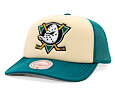 Kappe Mitchell & Ness - NHL Vintage Block Trucker - Anaheim Ducks - Cream