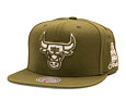 Kappe Mitchell & Ness - NBA Fashion Basic Snapback - Chicago Bulls - Olive