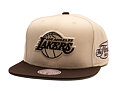 Kappe Mitchell & Ness - NBA Fashion Basic 2T Snapback - Los Angeles Lakers - Cream