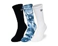 Socken New Era - Tie dye Crew Socks 3pk - White / Navy