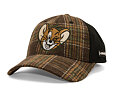 Kappe Capslab - Tom & Jerry Trucker - Jerry Wink Checkered - Brown / Black