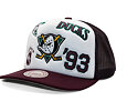 Kappe Mitchell & Ness - Gridlock Trucker Vntg - Anaheim Ducks - White