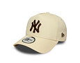 Kappe New Era - MLB League Essential 9FORTY A-Frame - NY Yankees - Cream / Auburn