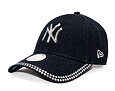 Damen Kappe New Era - MLB Womens Distressed 9FORTY - NY Yankees - Blue