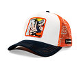 Kappe Capslab - Naruto Trucker - Uzumaki Shadow Clone Sign - White / Orange / Navy