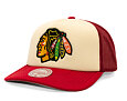 Kappe Mitchell & Ness - NHL Vintage Block Trucker - Chicago Blackhawks - Cream