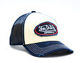 Kappe Von Dutch - Originals Vintage Distressed Baseball - Cream / Navy