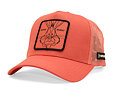 Kappe Capslab - Looney Tunes Trucker - Bugs Bunny Line Art Patch - Coral