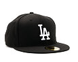 Kappe New Era - MLB Basic 59FIFTY - LA Dodgers - Black / White