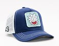 Kappe Capslab - Rick & Morty Trucker - Crazy Rick - Navy / White