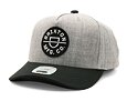 Kappe Brixton Crest C MP Snapback - Heather Grey/Black