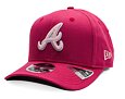 Kappe New Era - MLB World Series 9FIFTY Original Fit - Atlanta Braves - Burgundy / Pink