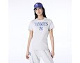 Damen T-Shirt New Era - MLB Graphic Tee - NY Yankees - Stone