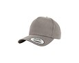 Kappe Yupoong 5-Panel Curved Classic Snapback grey