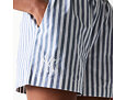 Damen Shorts New Era - MLB Striped Shorts - NY Yankees - Muted Indigo