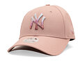 Damen Kappe New Era - MLB Womens Metallic Logo 9FORTY - NY Yankees - Pink / Fushia