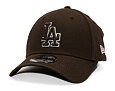 Kappe New Era - MLB Team Outline 9FORTY - LA Dodgers - Brown / Stone