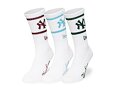 Socken New Era - MLB Crew Socks 3pk - NY Yankees - White